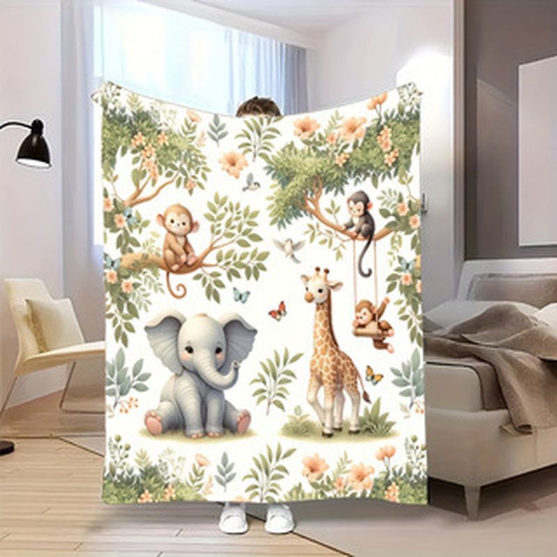 Baby Nursery Giraffe - Coperta per neonati VIKAMA con animali