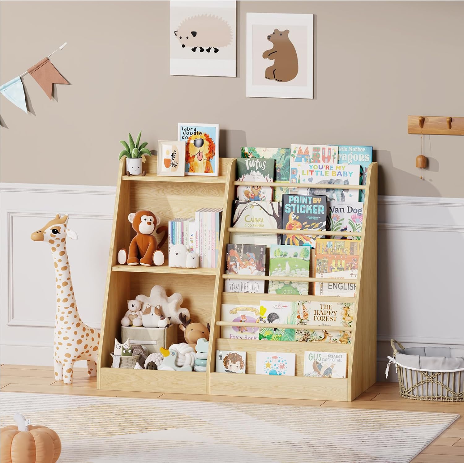 Baby Nursery Bookshelf - Libreria per Bambini Montessori a Vista