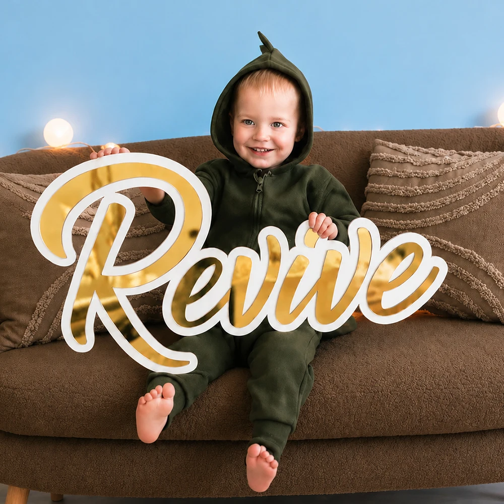 Baby Nursery Stores - Insegna Personalizzata in Acrilico a Specchio