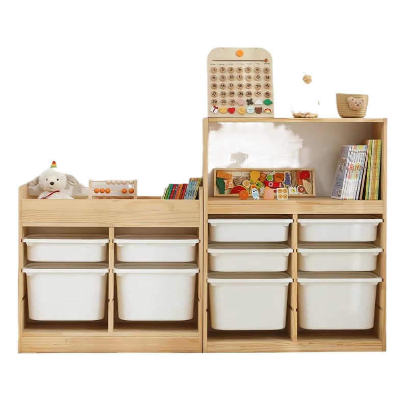 Baby Nursery Bookshelf - Armadietto per giocattoli per bambini soggiorno