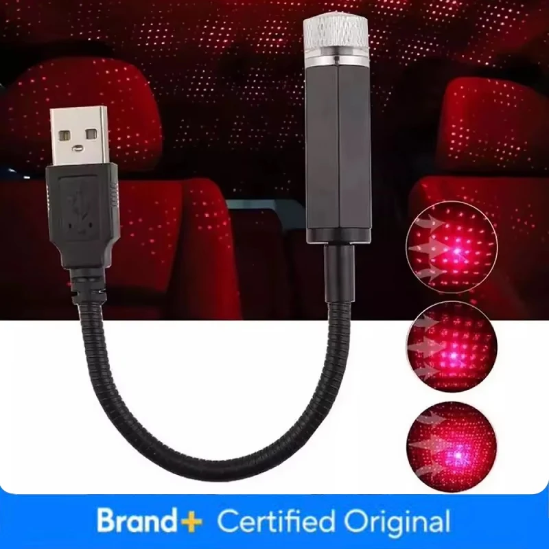 Night Light Projector Stars - Romantico LED per tetto auto, stella,