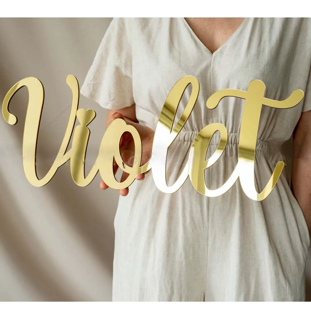 Baby Nursery Stores - Insegna Personalizzata con Nome del Bambino