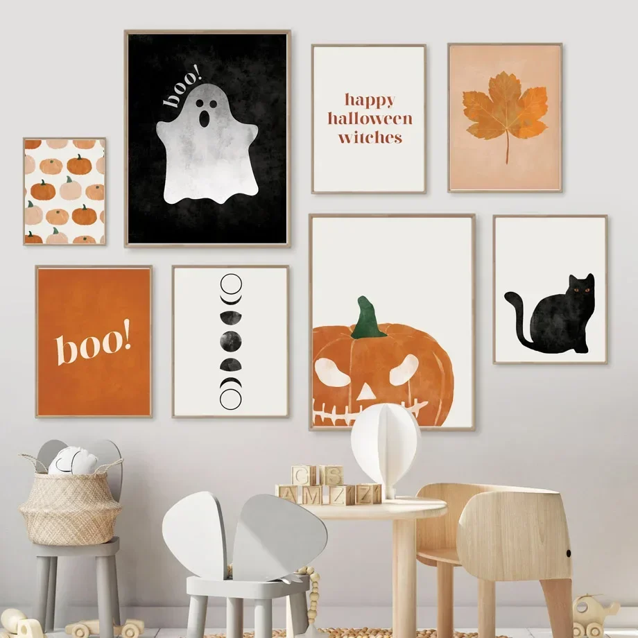 Baby Nursery Boy - Quadro su tela con gatto e