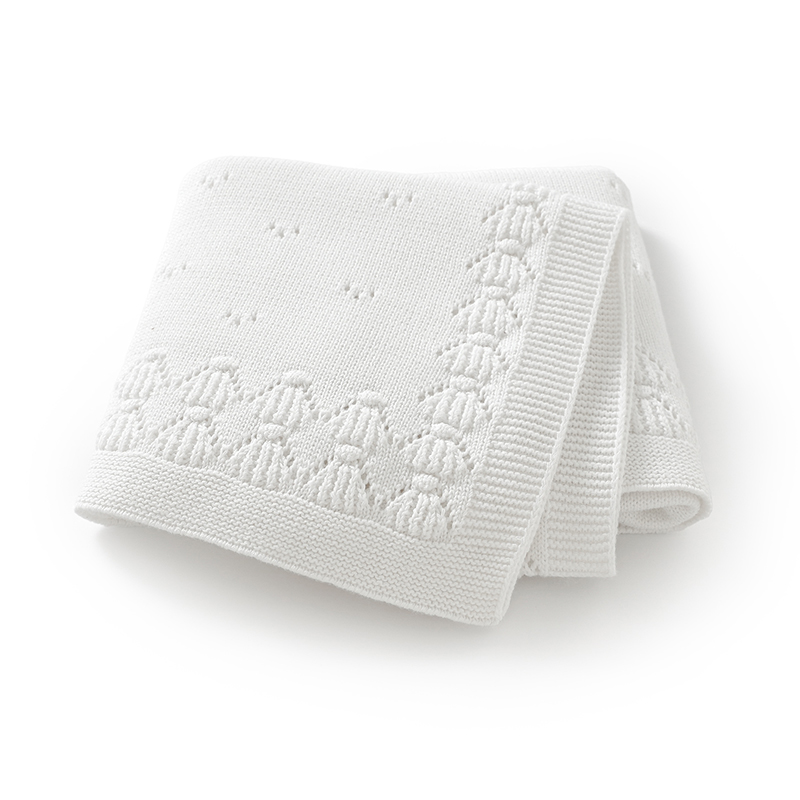 Baby Nursery Boy - Coperte in cotone per neonati 90x70cm,