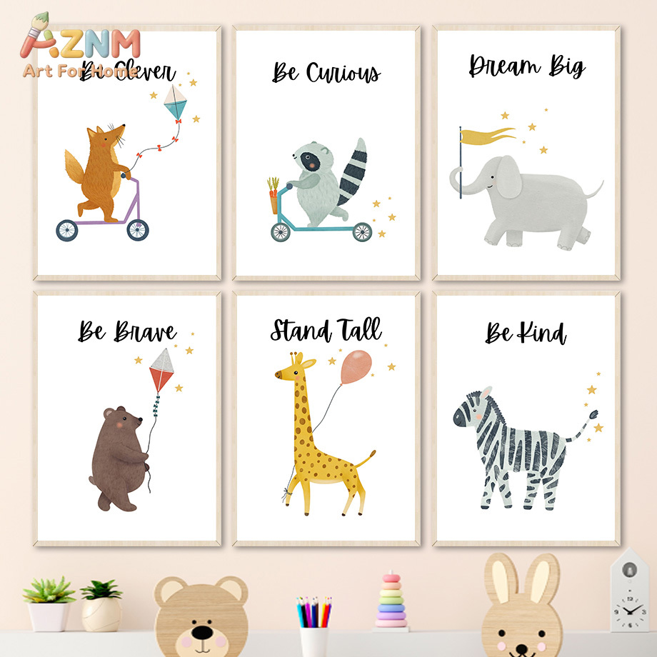 AZNM Quadri su tela con simpat - Baby Boy Nursery Quotes recensione e prezzo