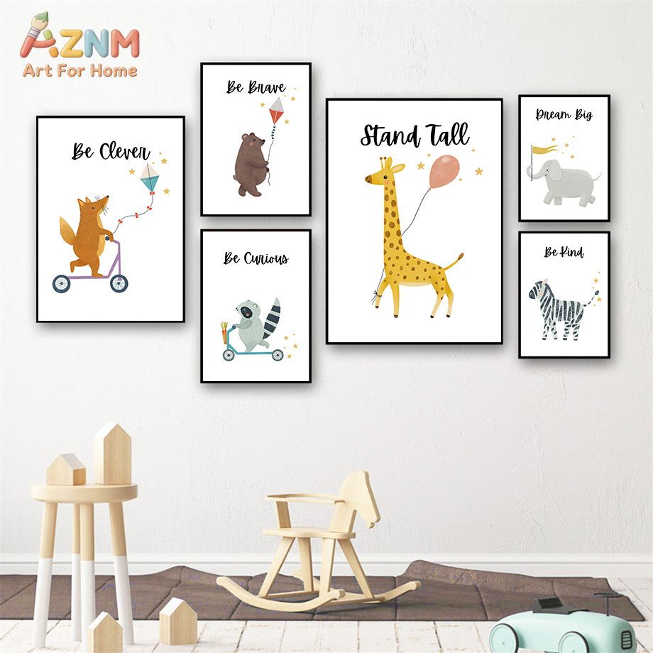 AZNM Quadri su tela con simpat - Baby Boy Nursery Quotes recensione e prezzo