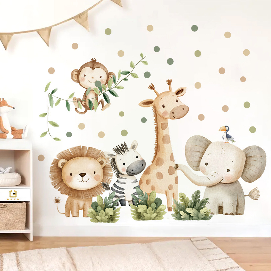 Boho Forest Animals Adesivi mu - Baby Nursery Giraffe recensione e prezzo