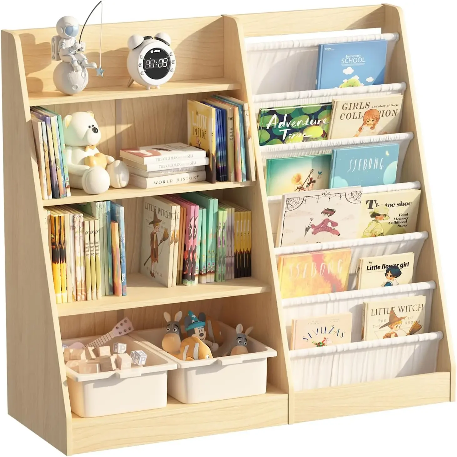Libreria per bambini a 4 livel - Baby Nursery Bookshelf recensione e prezzo