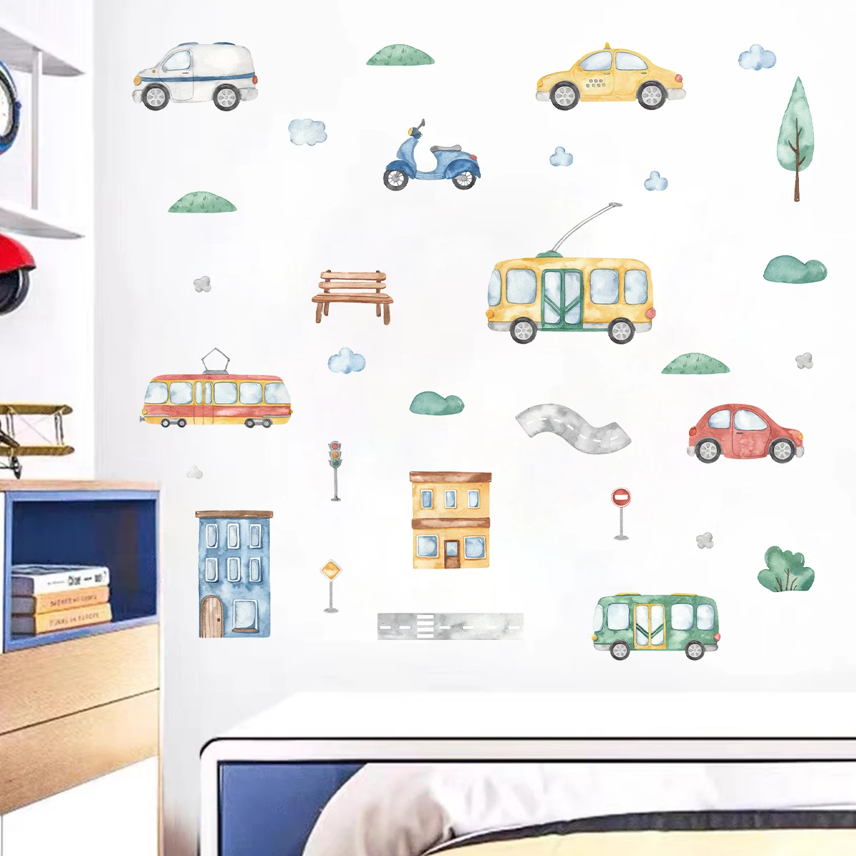Cartoon Tree Bus Adesivi mural - Baby Nursery Tree recensione e prezzo