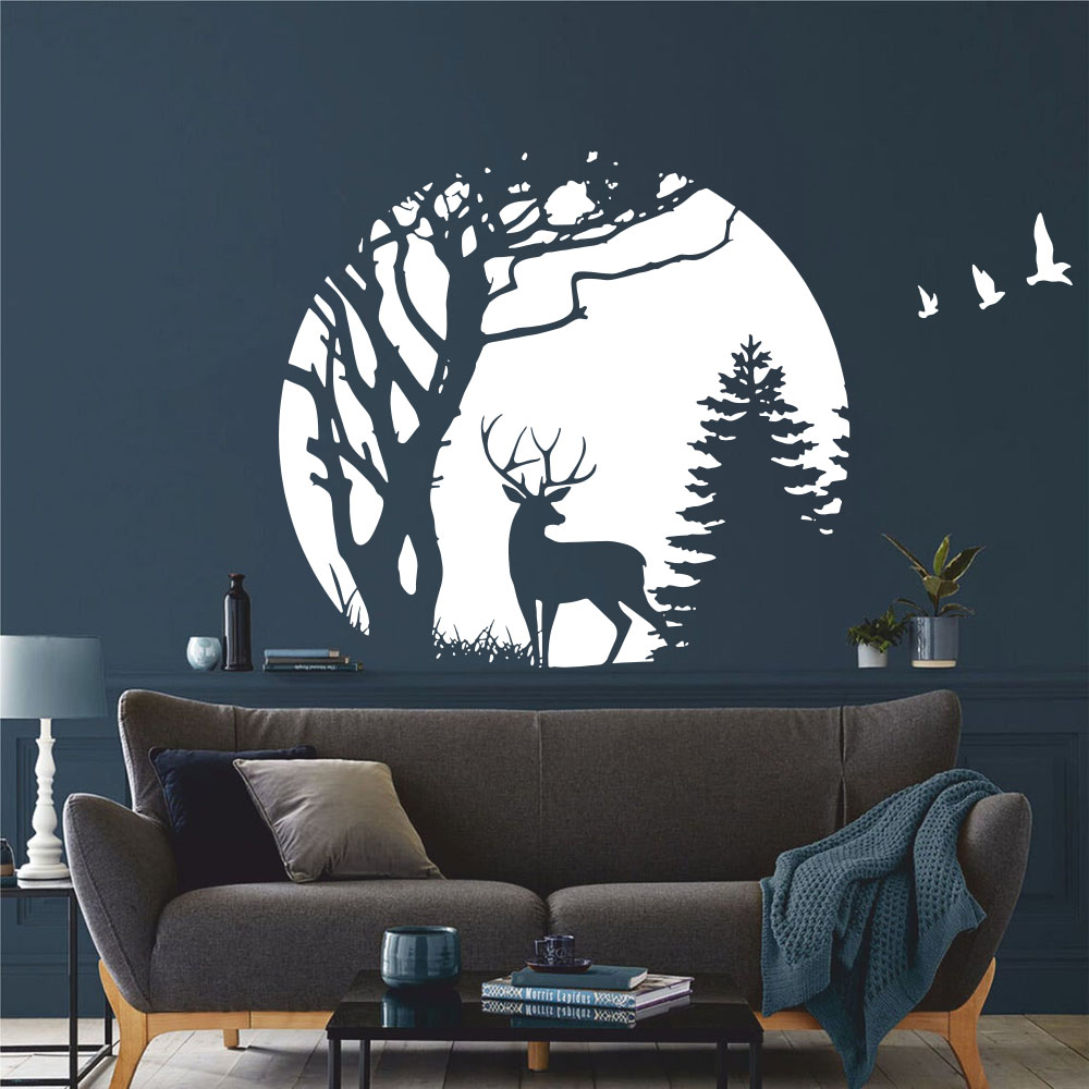 Cerchio Foresta Cervo Pino Ade - Baby Nursery Tree recensione e prezzo