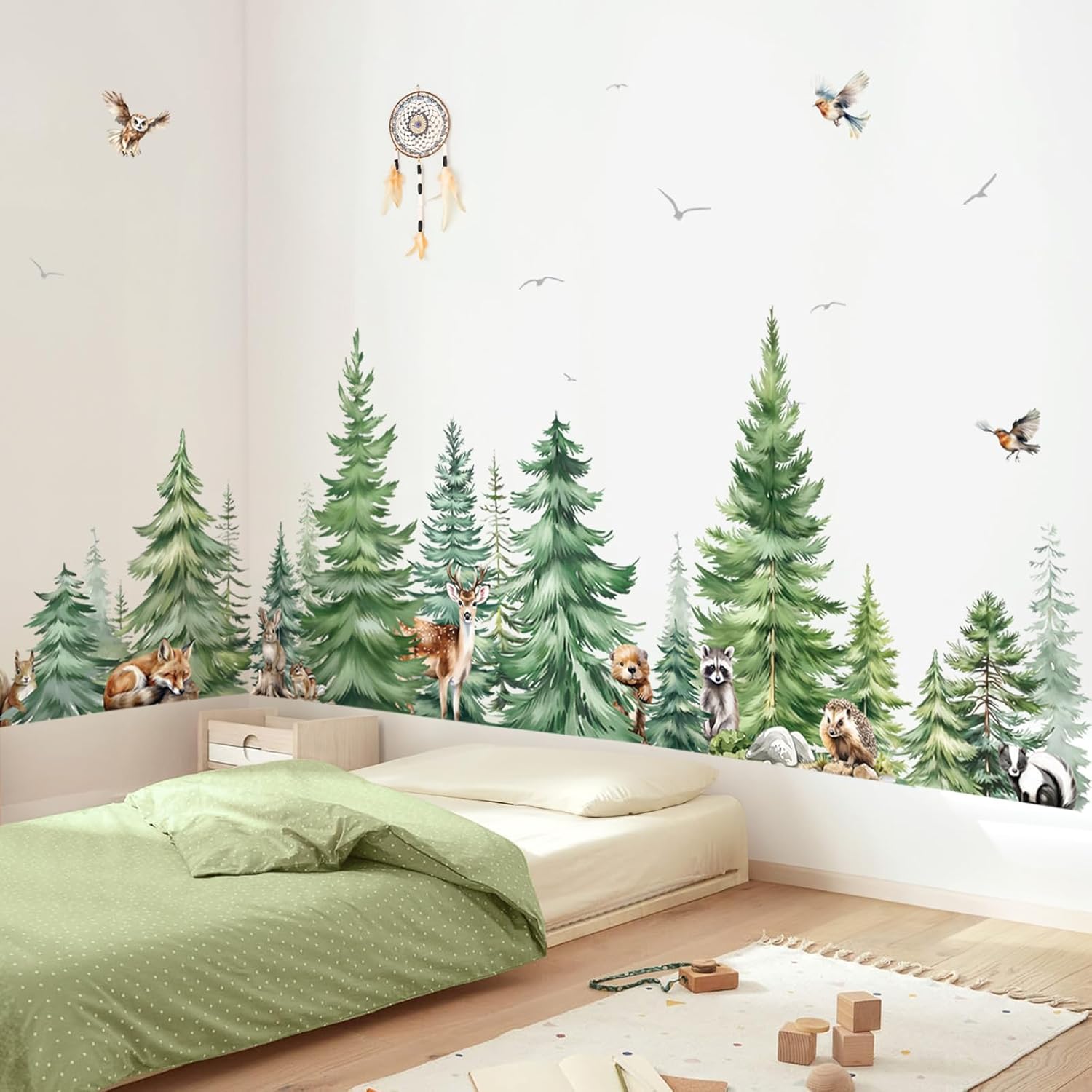 Grande acquerello albero di pi - Baby Nursery Tree recensione e prezzo