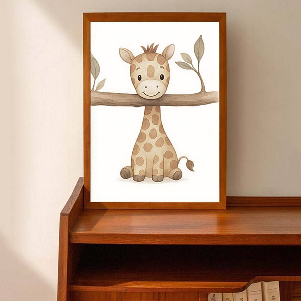 Poster Animali Safari Boho Neu - Baby Nursery Wallpaper Neutral recensione e prezzo