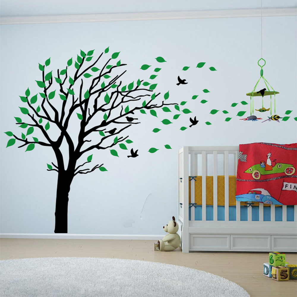 Grande due colori foglie di al - Baby Nursery Tree recensione e prezzo