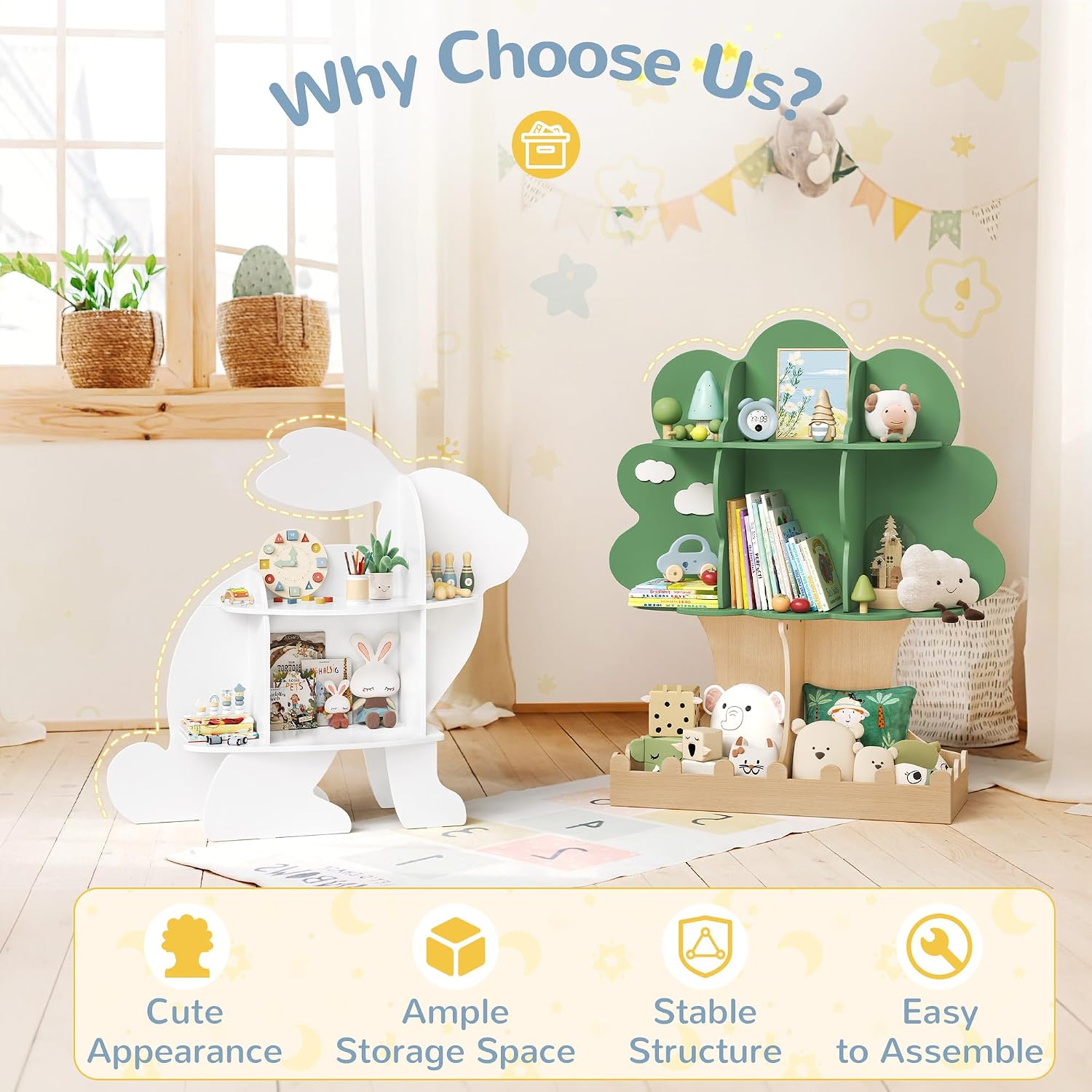 Libreria a Forma di Albero per - Baby Nursery Tree recensione e prezzo