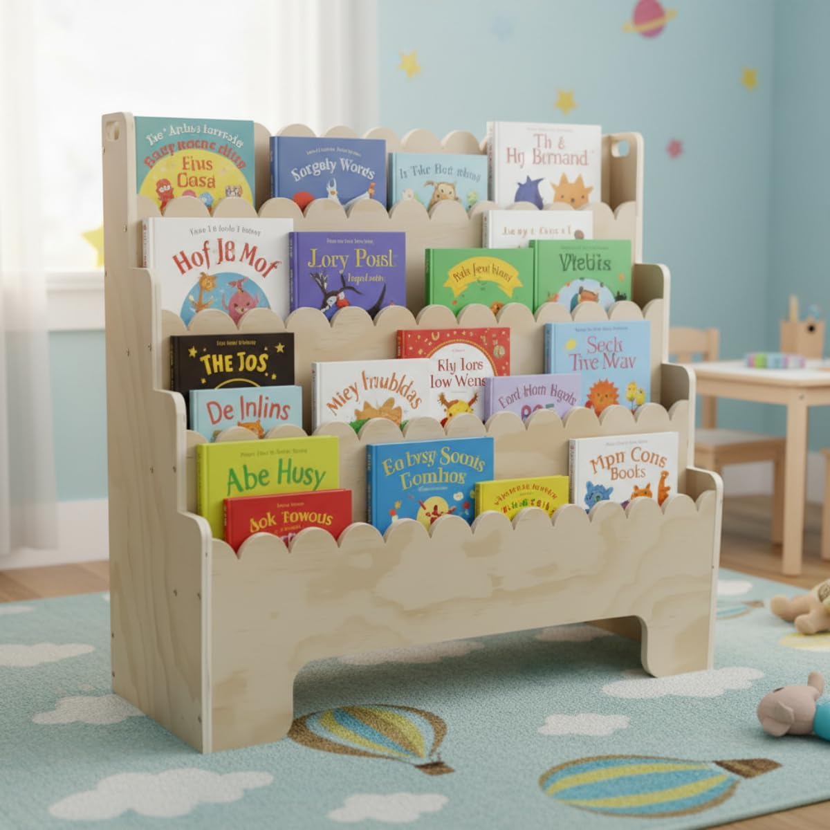 Libreria per bambini a 4 ripia - Baby Nursery Shelves recensione e prezzo