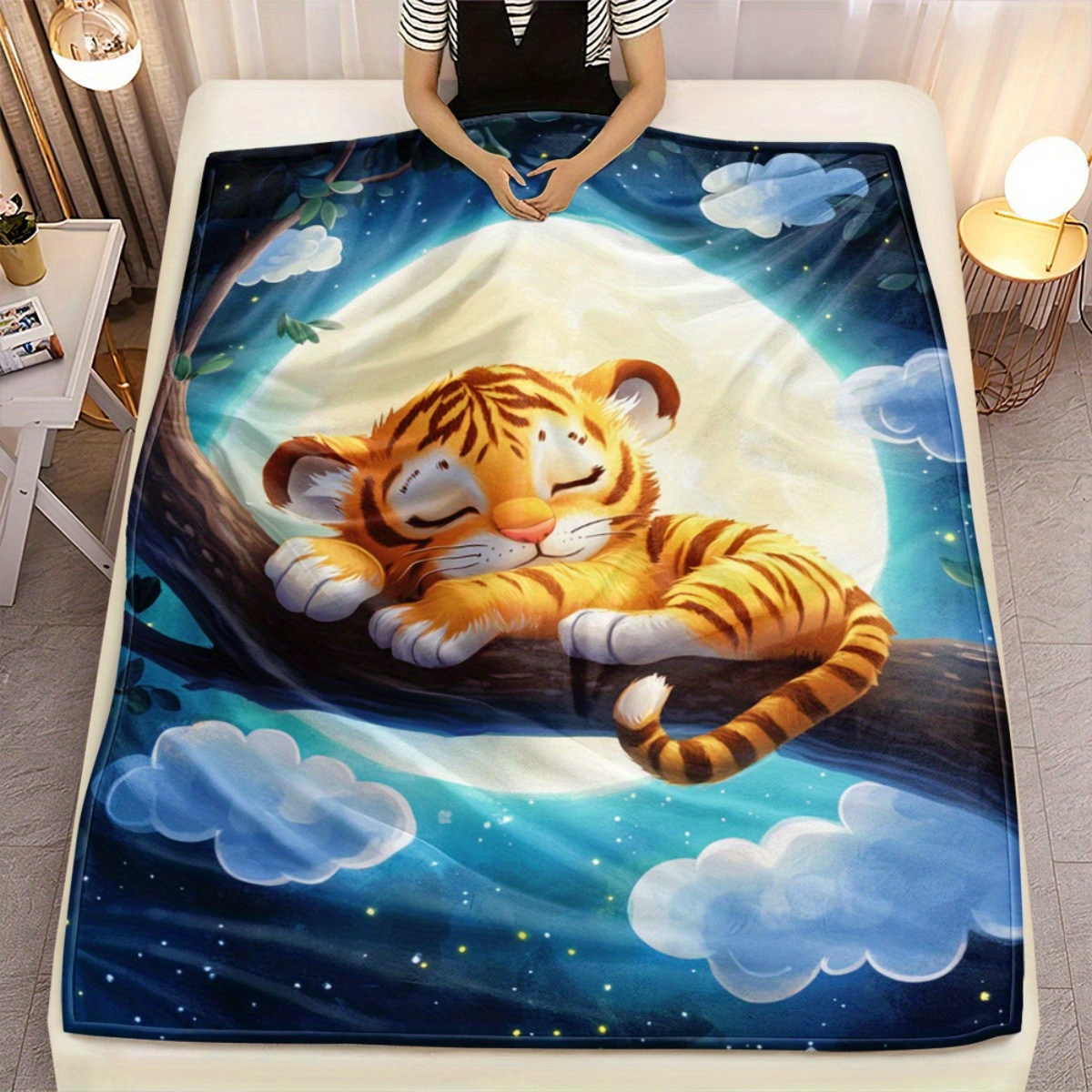 Simpatico tigre addormentata s - Baby Nursery Tree recensione e prezzo