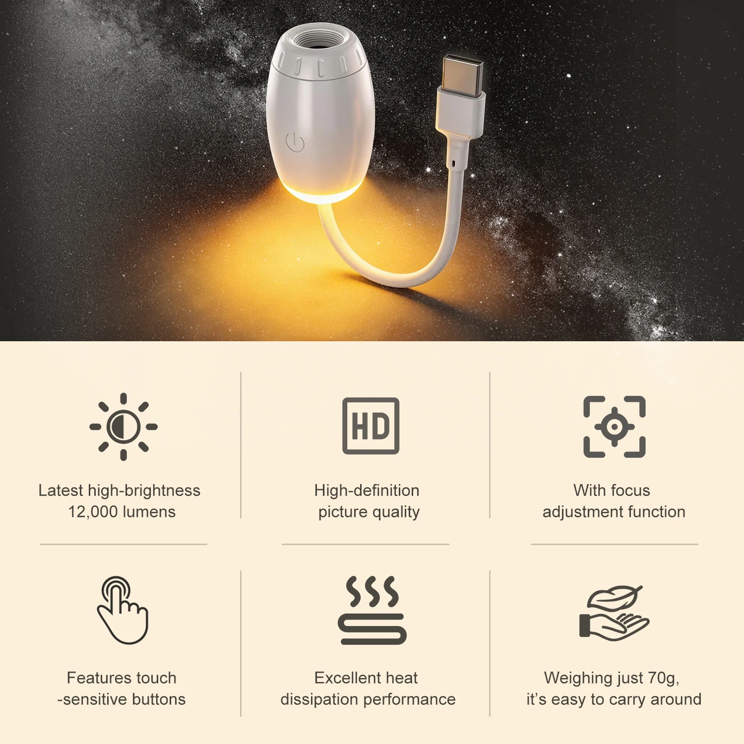 Mini Proiettore di Stelle Gala - Night Light Projector Stars recensione e prezzo