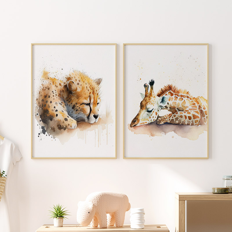 Poster da parete con animali d - Baby Nursery Giraffe recensione e prezzo