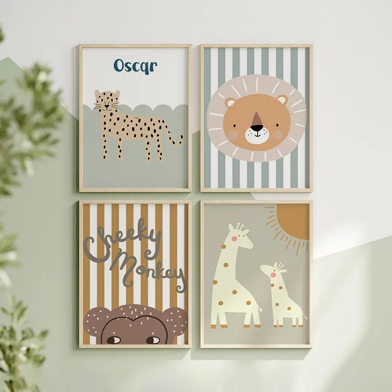 Cartoon Giraffa Leopardo Leone - Baby Nursery Giraffe recensione e prezzo