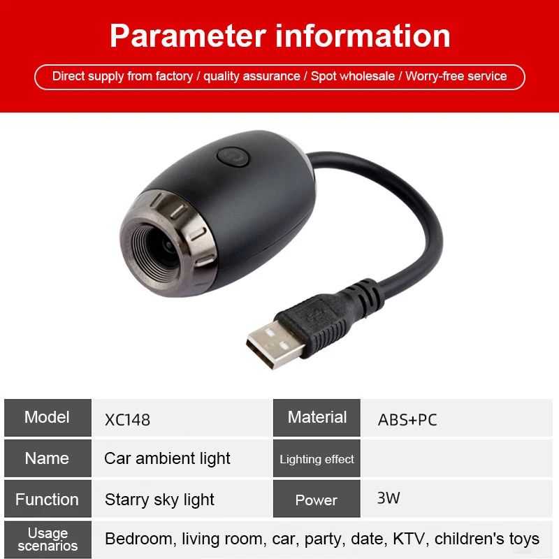 Luce Interna per Auto, Proiett - Night Light Projector Stars recensione e prezzo