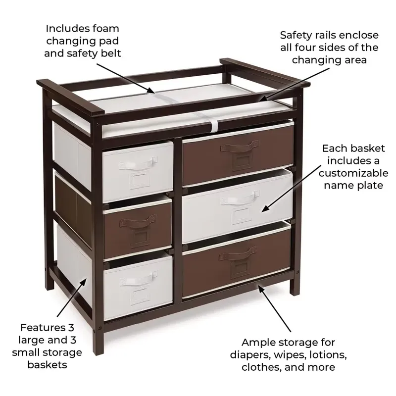 Comò Moderno in Legno per Bamb - Baby Nursery Sets recensione e prezzo