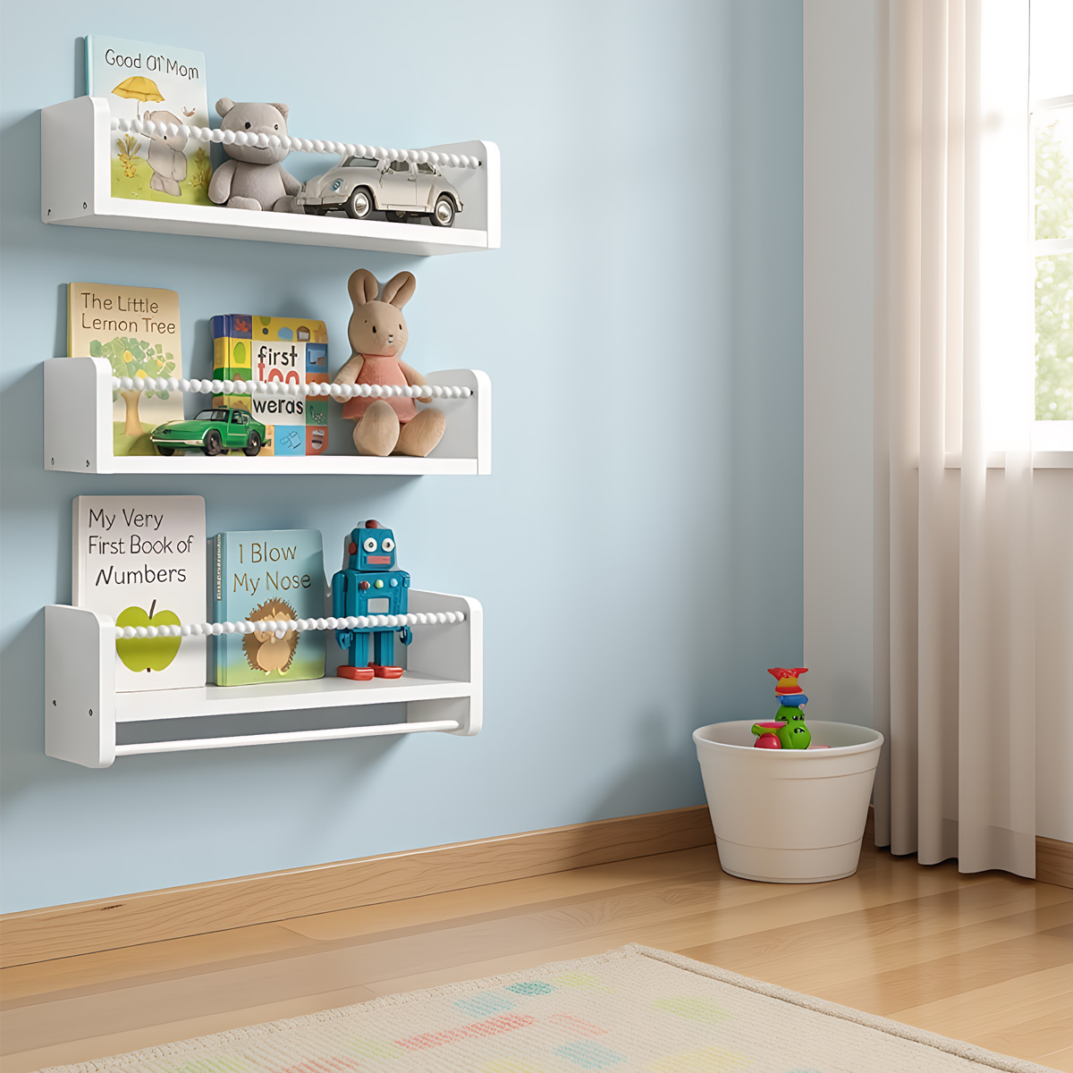 Mensole Galleggianti per Libri - Baby Nursery Bookshelf recensione e prezzo